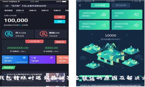 TP钱包转账时遇到验证签名错误的原因及解决方案